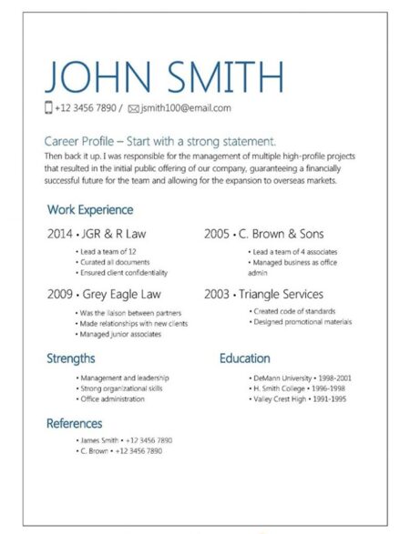 Resume Example